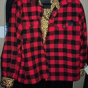 Lumber and lace coat